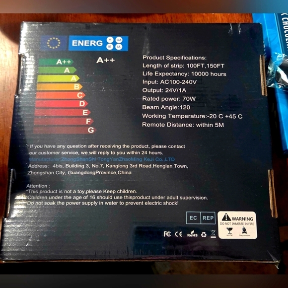 Outdoor LED Strip Lights Waterproof, 100FT RGB IP67 Led Lights - Picture 7 of 7